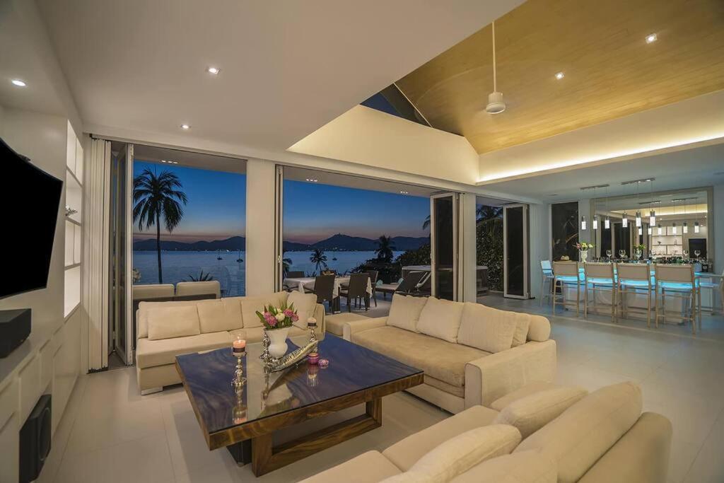 Villa Nirvana - Beachfront Tropical Chic 4Br Haven In Cape Panwa, Phuket Ban Makham 外观 照片