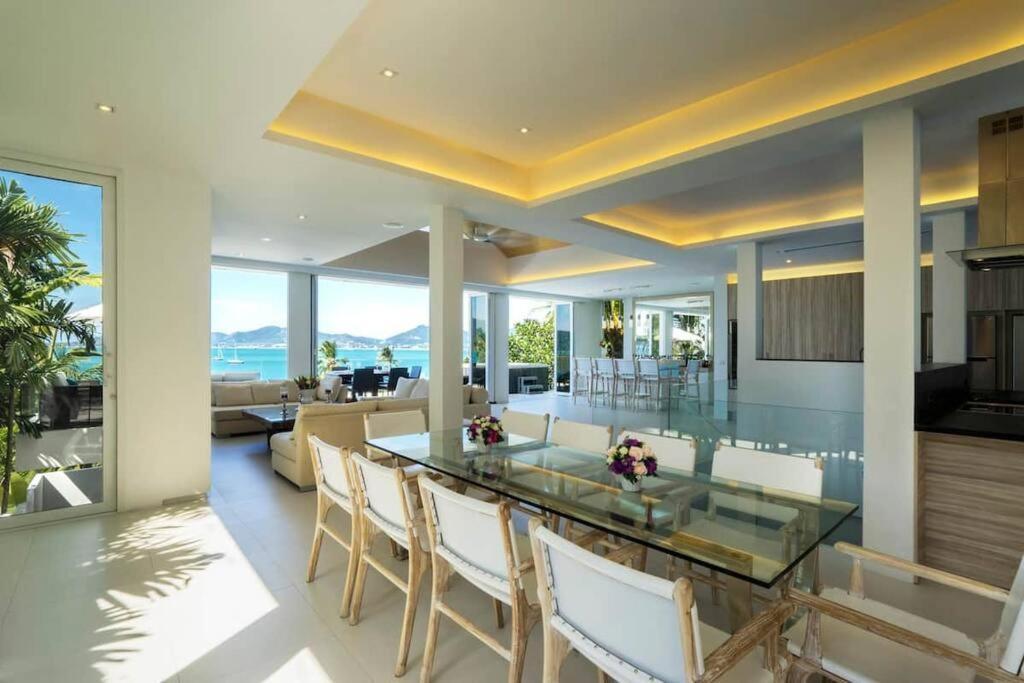 Villa Nirvana - Beachfront Tropical Chic 4Br Haven In Cape Panwa, Phuket Ban Makham 外观 照片
