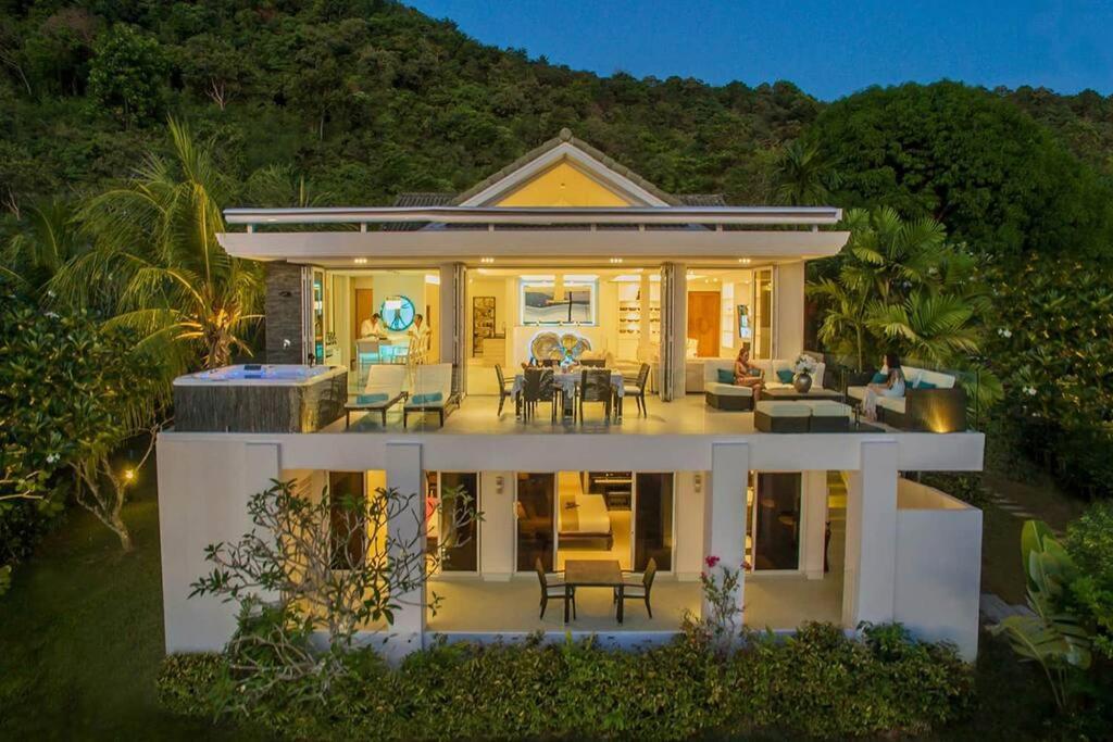 Villa Nirvana - Beachfront Tropical Chic 4Br Haven In Cape Panwa, Phuket Ban Makham 外观 照片