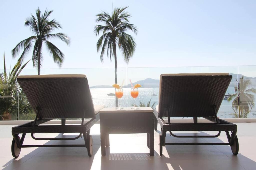 Villa Nirvana - Beachfront Tropical Chic 4Br Haven In Cape Panwa, Phuket Ban Makham 外观 照片
